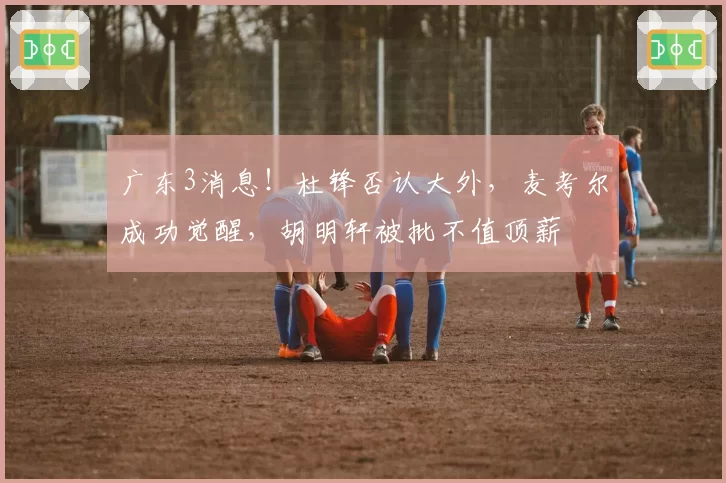 广东3消息!杜锋否认大外,麦考尔成功觉醒,胡明轩被批不值顶薪