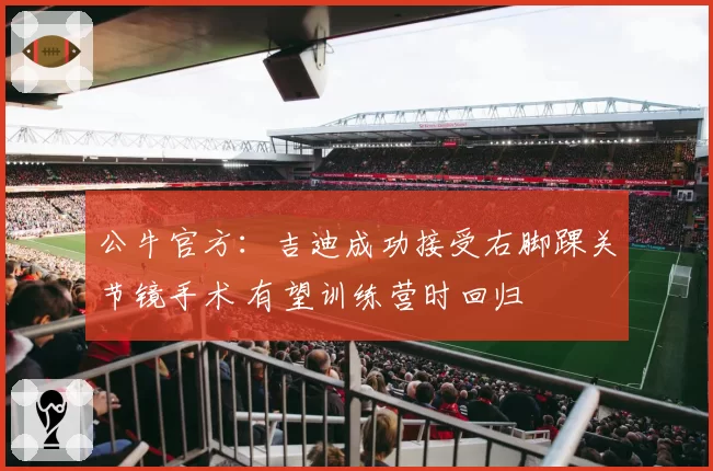 公牛官方：吉迪成功接受右脚踝关节镜手术 有望训练营时回归