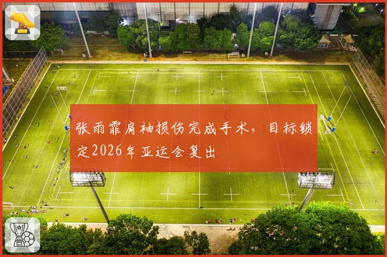 张雨霏肩袖损伤完成手术，目标锁定2026年亚运会复出